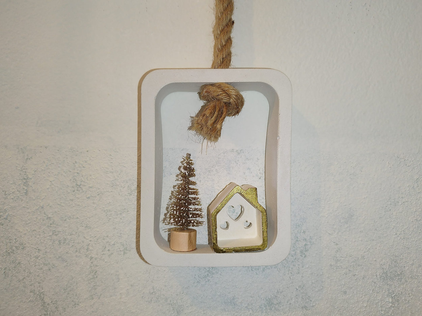 Χριστουγεννιάτικο τσιμεντένιο διακοσμητικό τοίχου