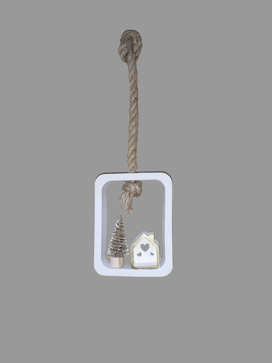 Χριστουγεννιάτικο τσιμεντένιο διακοσμητικό τοίχου