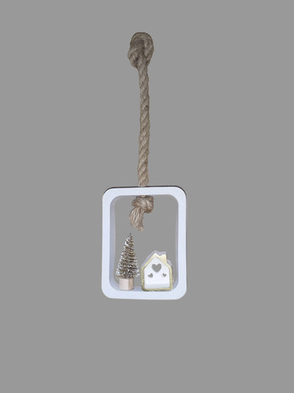 Χριστουγεννιάτικο τσιμεντένιο διακοσμητικό τοίχου