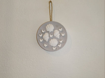 a small decorative item in a wall